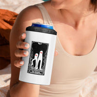 Funny Tarot Card Graphic Fresno Nightcrawlers Lover 4 in 1 Can Cooler Tumbler Cryptid Gift - Wonder Print Shop