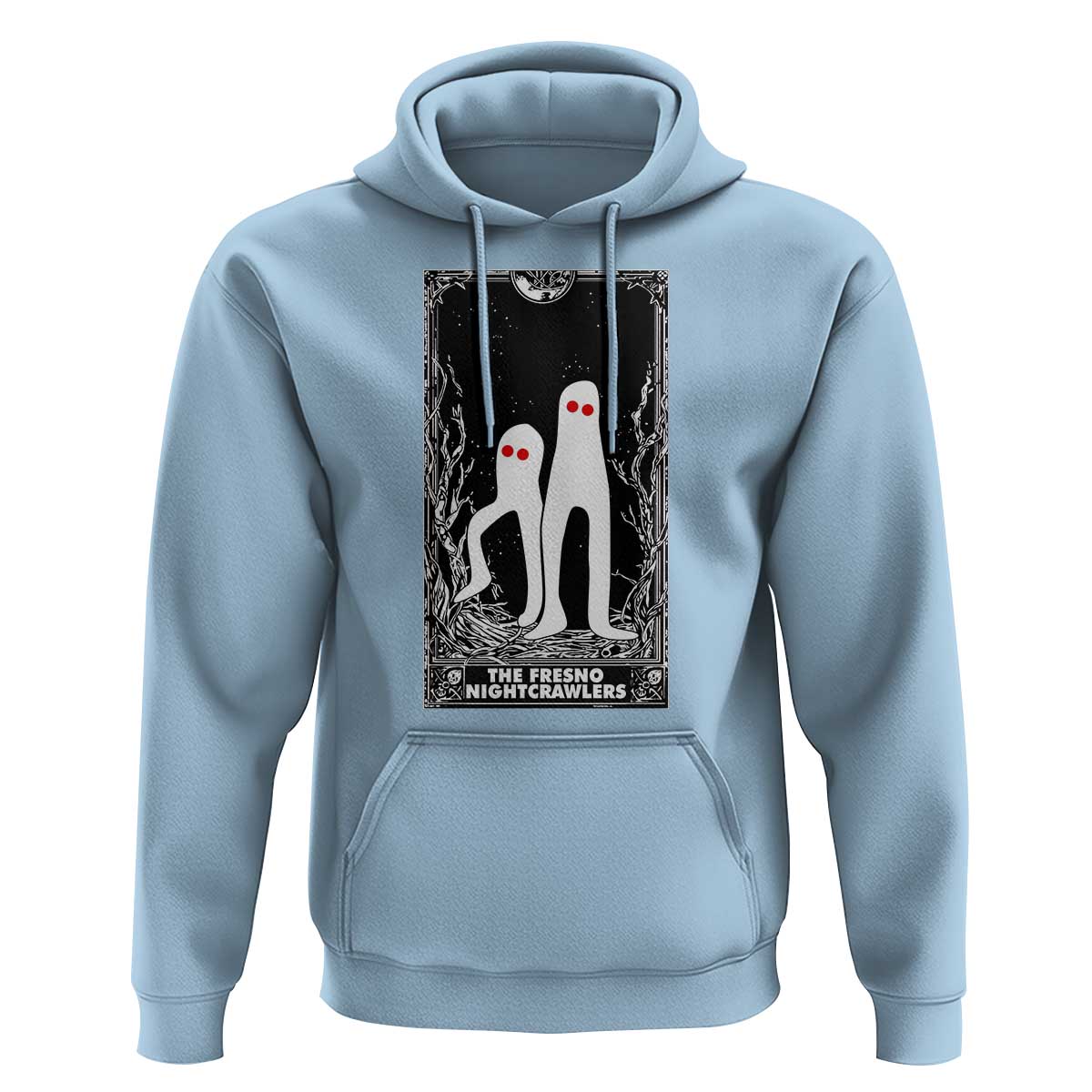 Funny Tarot Card Graphic Fresno Nightcrawlers Lover Hoodie Cryptid Gift - Wonder Print Shop