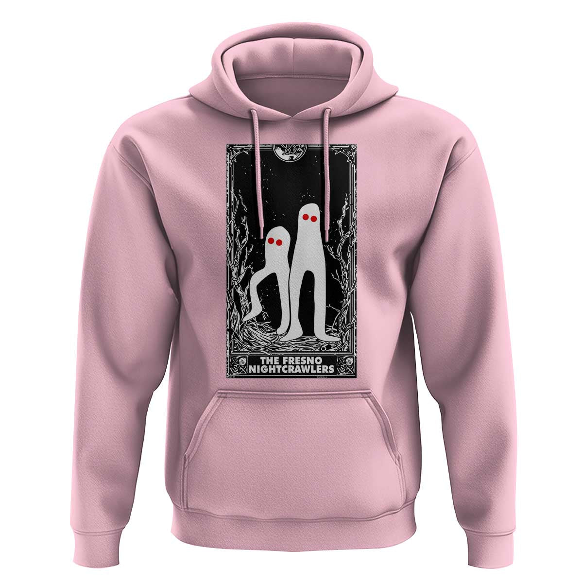 Funny Tarot Card Graphic Fresno Nightcrawlers Lover Hoodie Cryptid Gift - Wonder Print Shop