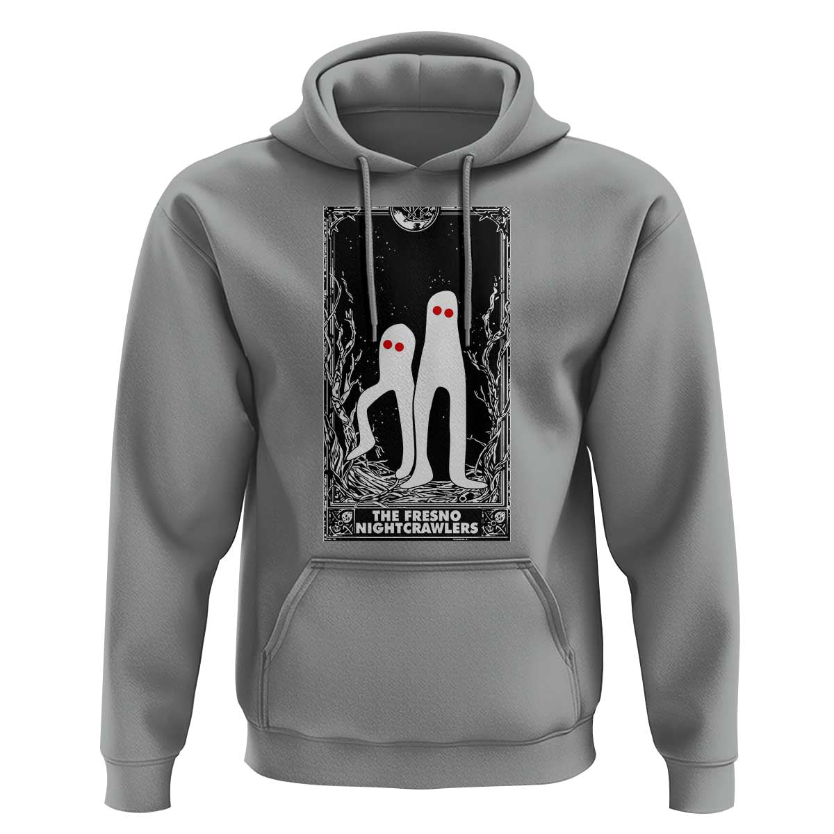 Funny Tarot Card Graphic Fresno Nightcrawlers Lover Hoodie Cryptid Gift - Wonder Print Shop