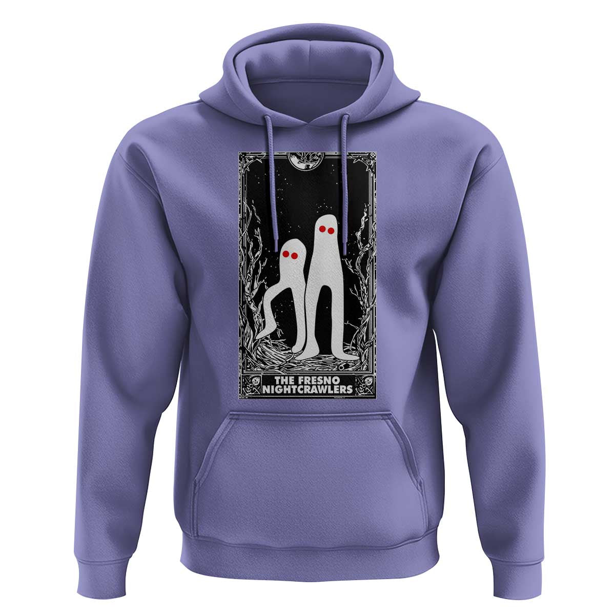 Funny Tarot Card Graphic Fresno Nightcrawlers Lover Hoodie Cryptid Gift - Wonder Print Shop