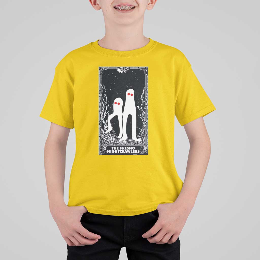 Funny Tarot Card Graphic Fresno Nightcrawlers Lover T Shirt For Kid Cryptid Gift - Wonder Print Shop
