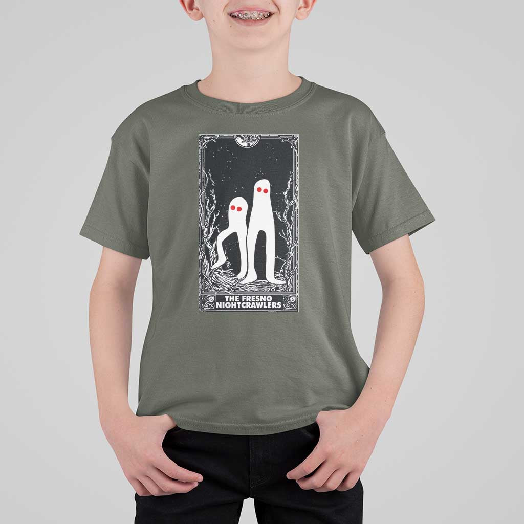 Funny Tarot Card Graphic Fresno Nightcrawlers Lover T Shirt For Kid Cryptid Gift - Wonder Print Shop