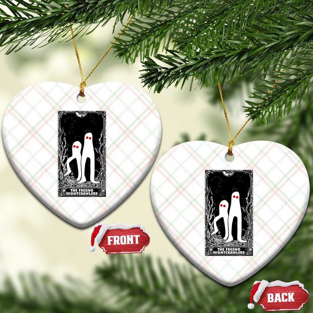 Funny Tarot Card Graphic Fresno Nightcrawlers Lover Ceramic Ornament Cryptid Gift - Wonder Print Shop