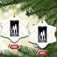 Funny Tarot Card Graphic Fresno Nightcrawlers Lover Ceramic Ornament Cryptid Gift - Wonder Print Shop