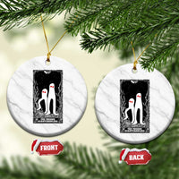 Funny Tarot Card Graphic Fresno Nightcrawlers Lover Ceramic Ornament Cryptid Gift - Wonder Print Shop