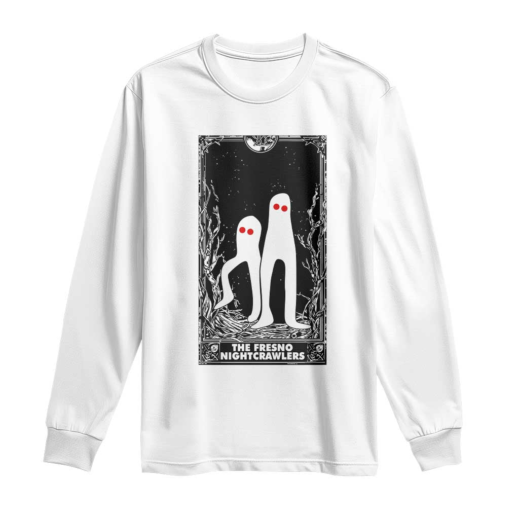 Funny Tarot Card Graphic Fresno Nightcrawlers Lover Long Sleeve Shirt Cryptid Gift - Wonder Print Shop