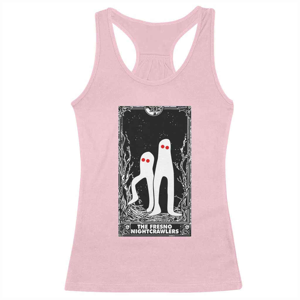 Funny Tarot Card Graphic Fresno Nightcrawlers Lover Racerback Tank Top Cryptid Gift - Wonder Print Shop