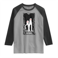 Funny Tarot Card Graphic Fresno Nightcrawlers Lover Raglan Shirt Cryptid Gift - Wonder Print Shop