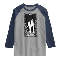 Funny Tarot Card Graphic Fresno Nightcrawlers Lover Raglan Shirt Cryptid Gift - Wonder Print Shop