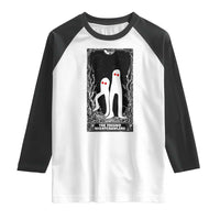 Funny Tarot Card Graphic Fresno Nightcrawlers Lover Raglan Shirt Cryptid Gift - Wonder Print Shop