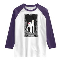 Funny Tarot Card Graphic Fresno Nightcrawlers Lover Raglan Shirt Cryptid Gift - Wonder Print Shop