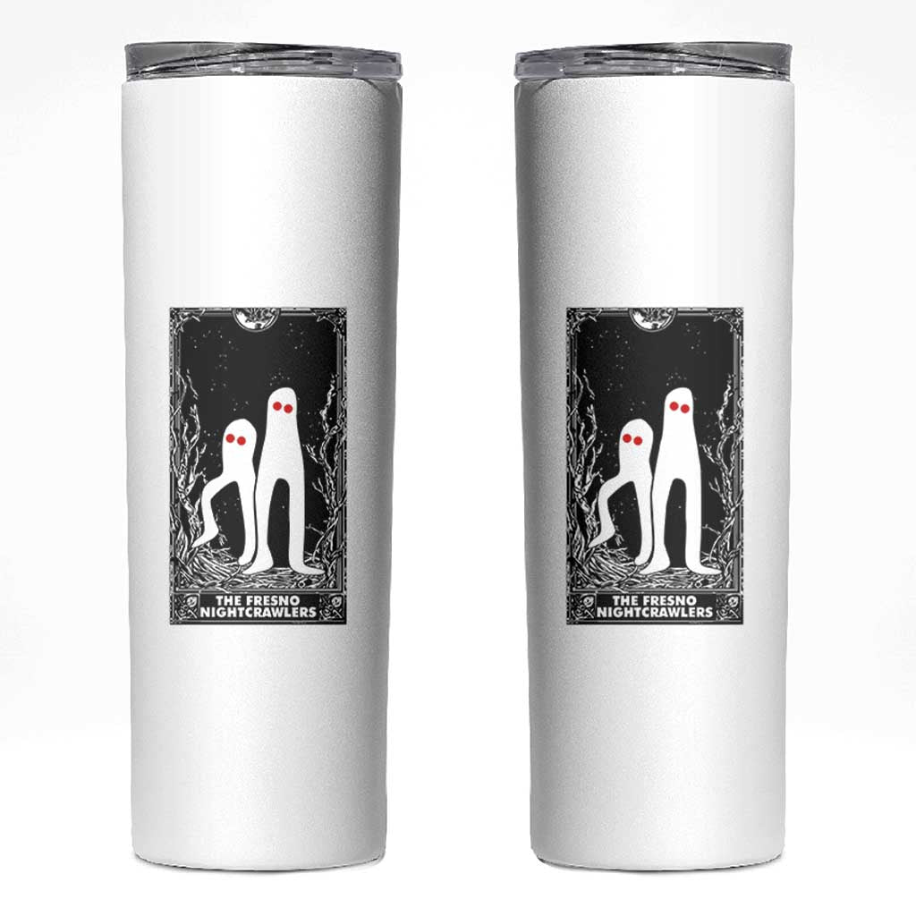 Funny Tarot Card Graphic Fresno Nightcrawlers Lover Skinny Tumbler Cryptid Gift - Wonder Print Shop