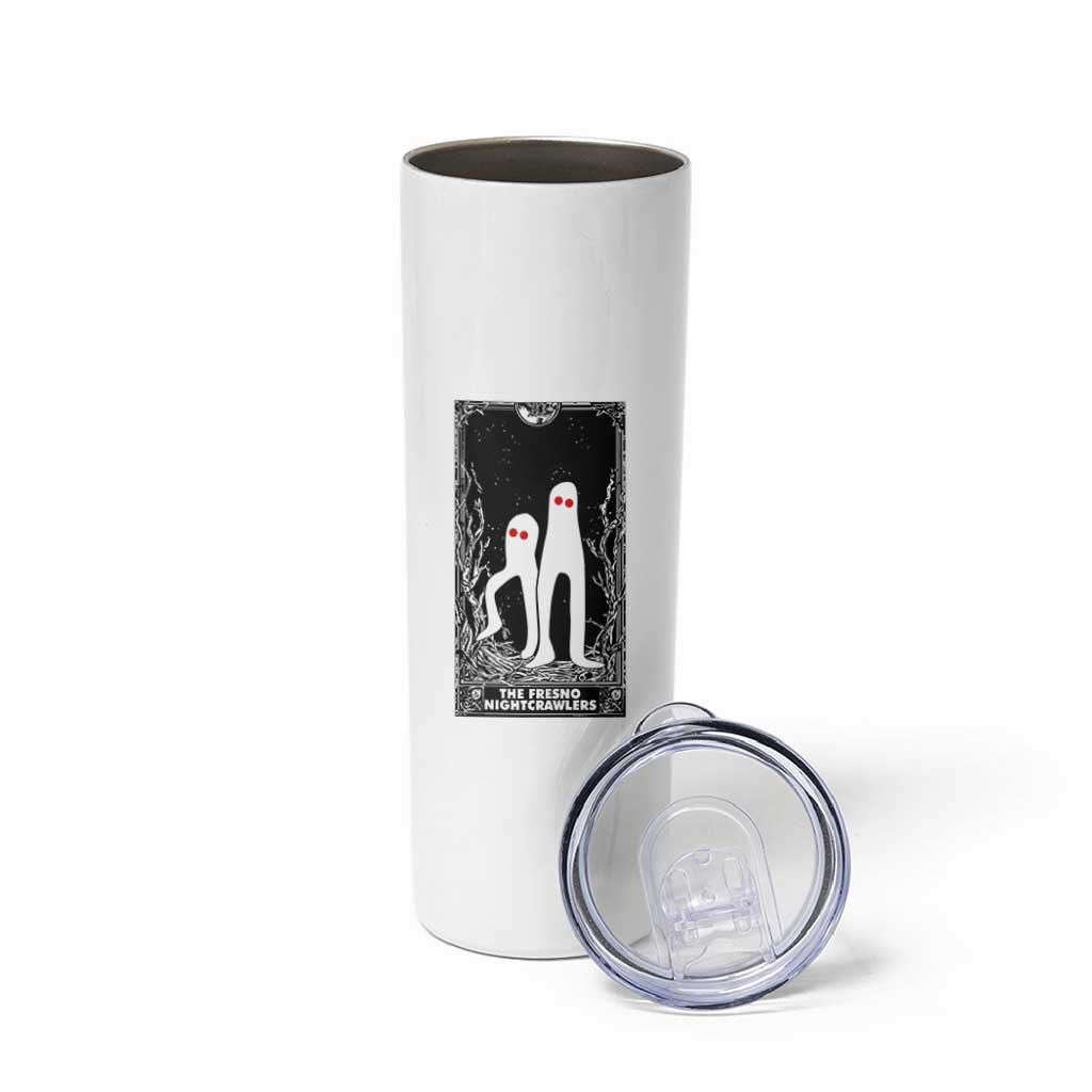 Funny Tarot Card Graphic Fresno Nightcrawlers Lover Skinny Tumbler Cryptid Gift - Wonder Print Shop