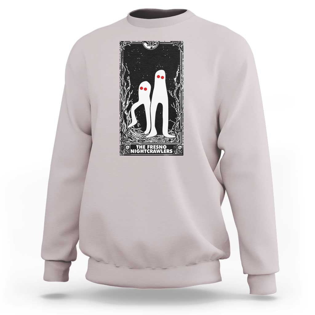 Funny Tarot Card Graphic Fresno Nightcrawlers Lover Sweatshirt Cryptid Gift - Wonder Print Shop