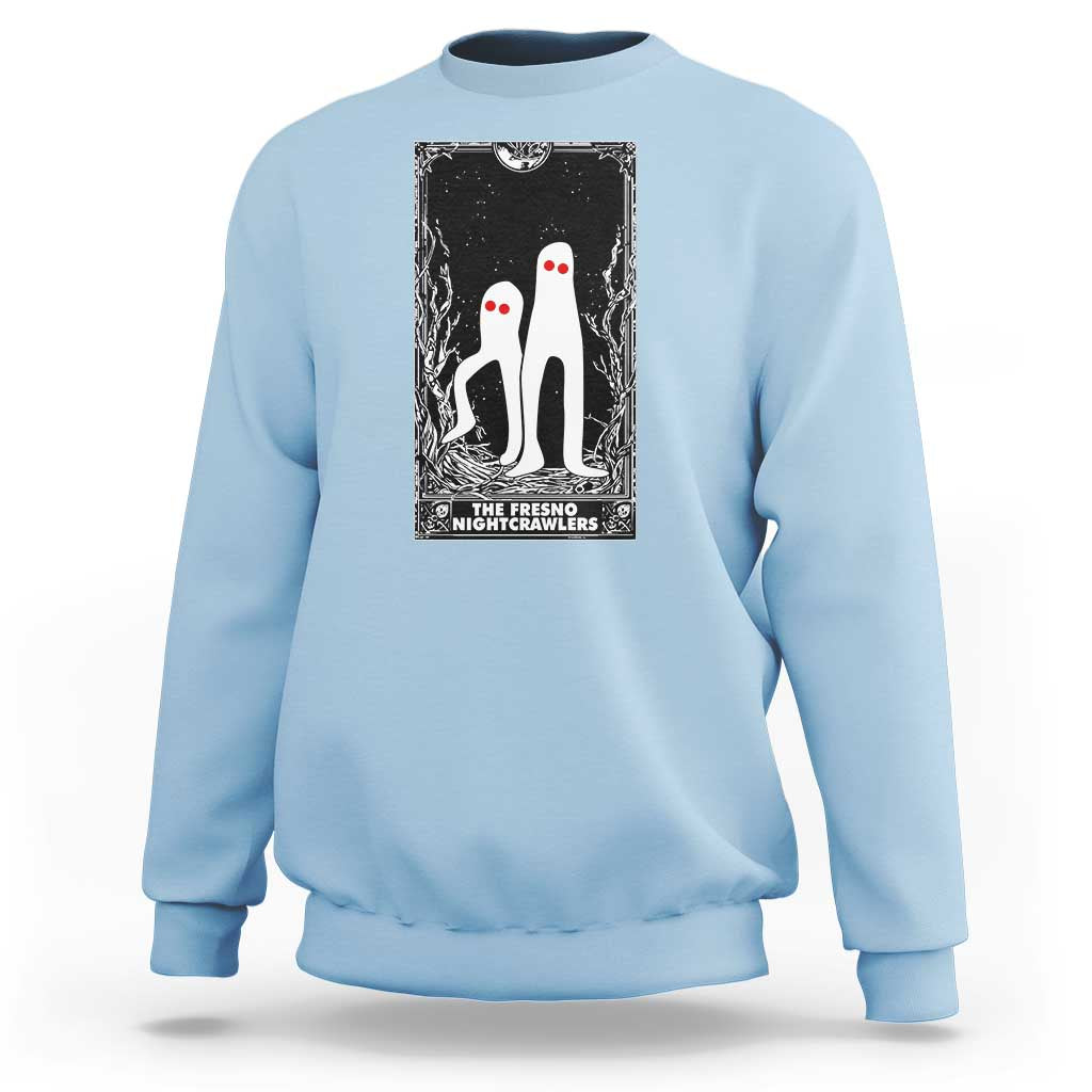 Funny Tarot Card Graphic Fresno Nightcrawlers Lover Sweatshirt Cryptid Gift - Wonder Print Shop