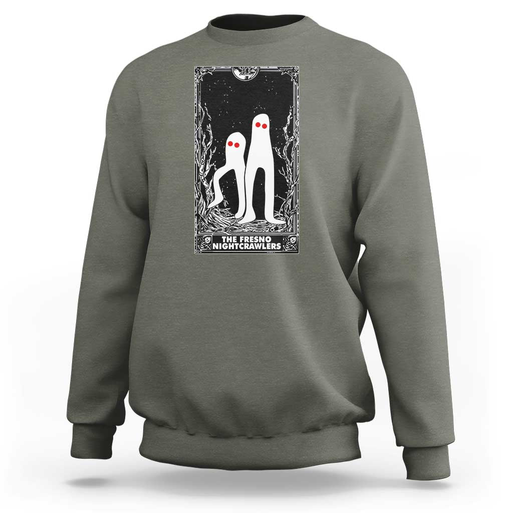 Funny Tarot Card Graphic Fresno Nightcrawlers Lover Sweatshirt Cryptid Gift - Wonder Print Shop