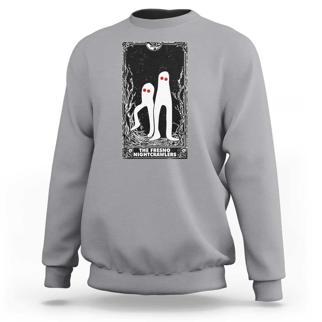 Funny Tarot Card Graphic Fresno Nightcrawlers Lover Sweatshirt Cryptid Gift - Wonder Print Shop