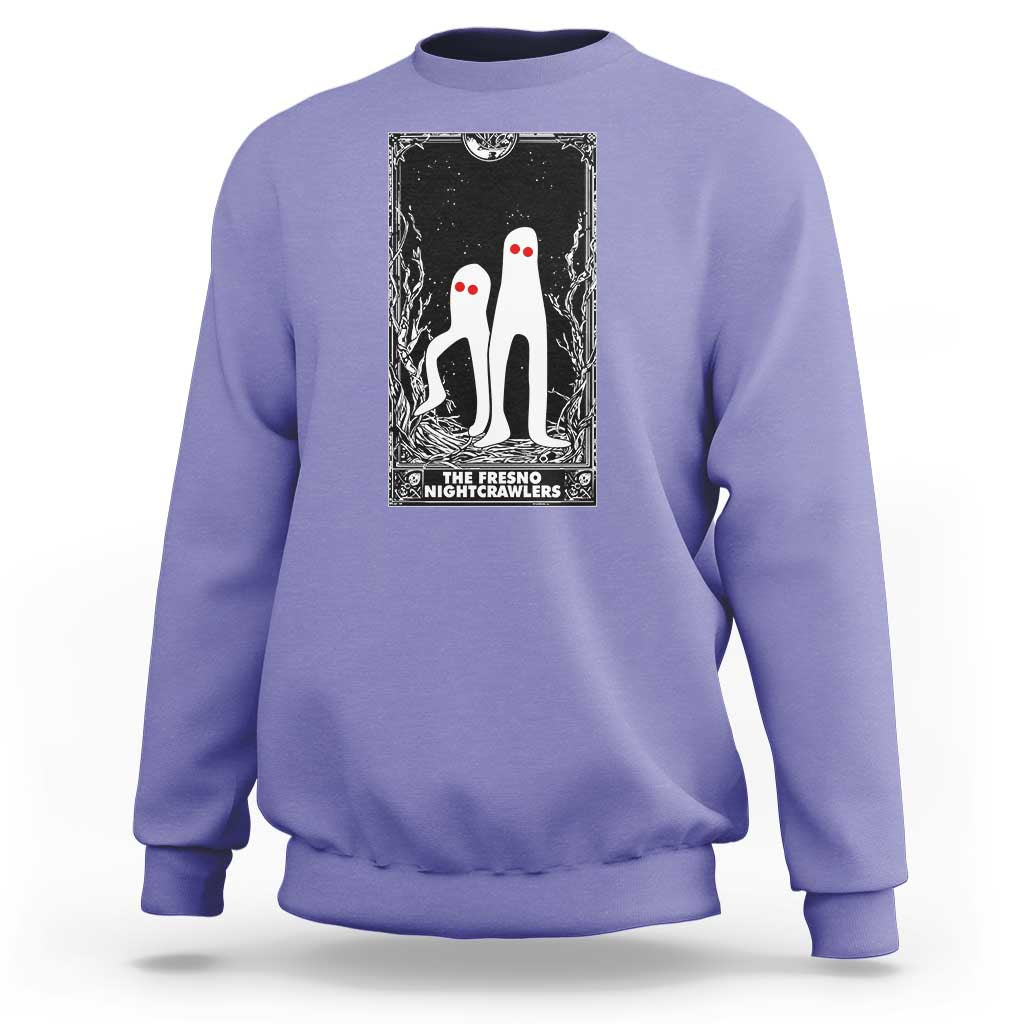 Funny Tarot Card Graphic Fresno Nightcrawlers Lover Sweatshirt Cryptid Gift - Wonder Print Shop