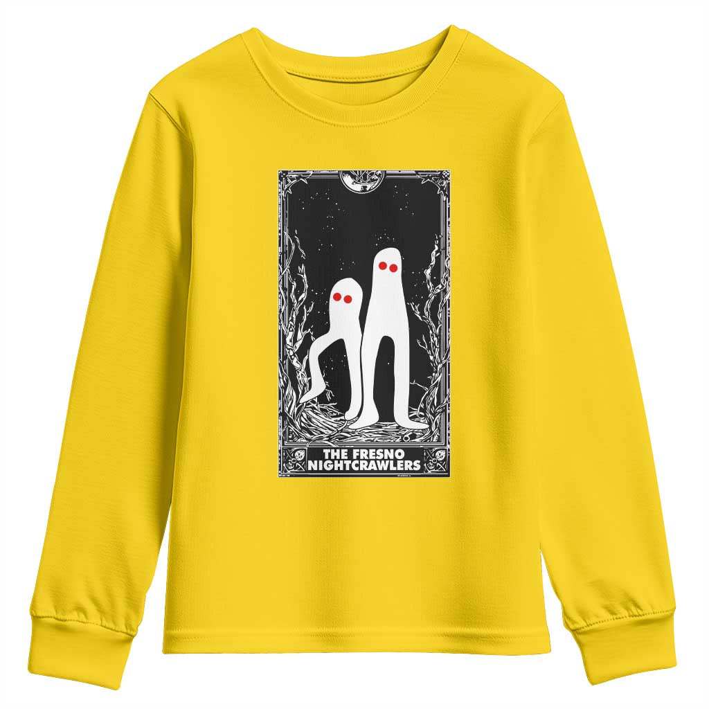 Funny Tarot Card Graphic Fresno Nightcrawlers Lover Youth Sweatshirt Cryptid Gift - Wonder Print Shop