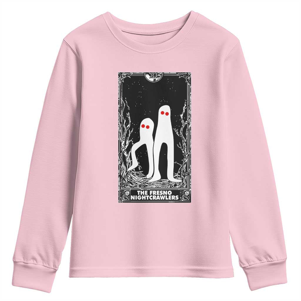 Funny Tarot Card Graphic Fresno Nightcrawlers Lover Youth Sweatshirt Cryptid Gift - Wonder Print Shop