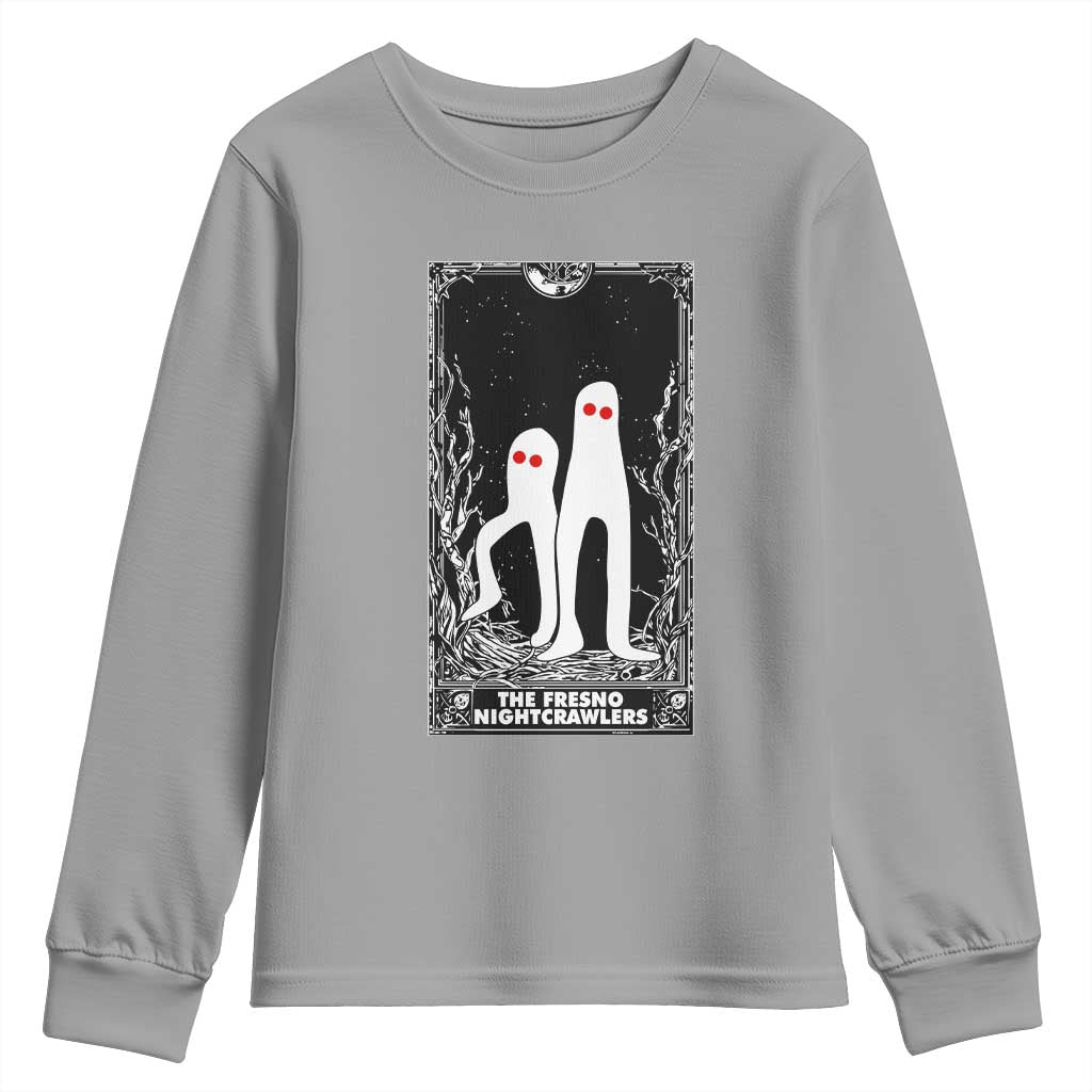 Funny Tarot Card Graphic Fresno Nightcrawlers Lover Youth Sweatshirt Cryptid Gift - Wonder Print Shop