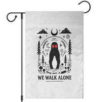 We Walk Alone Fresno Nightcrawler Garden Flag California Cryptid Hunter - Wonder Print Shop