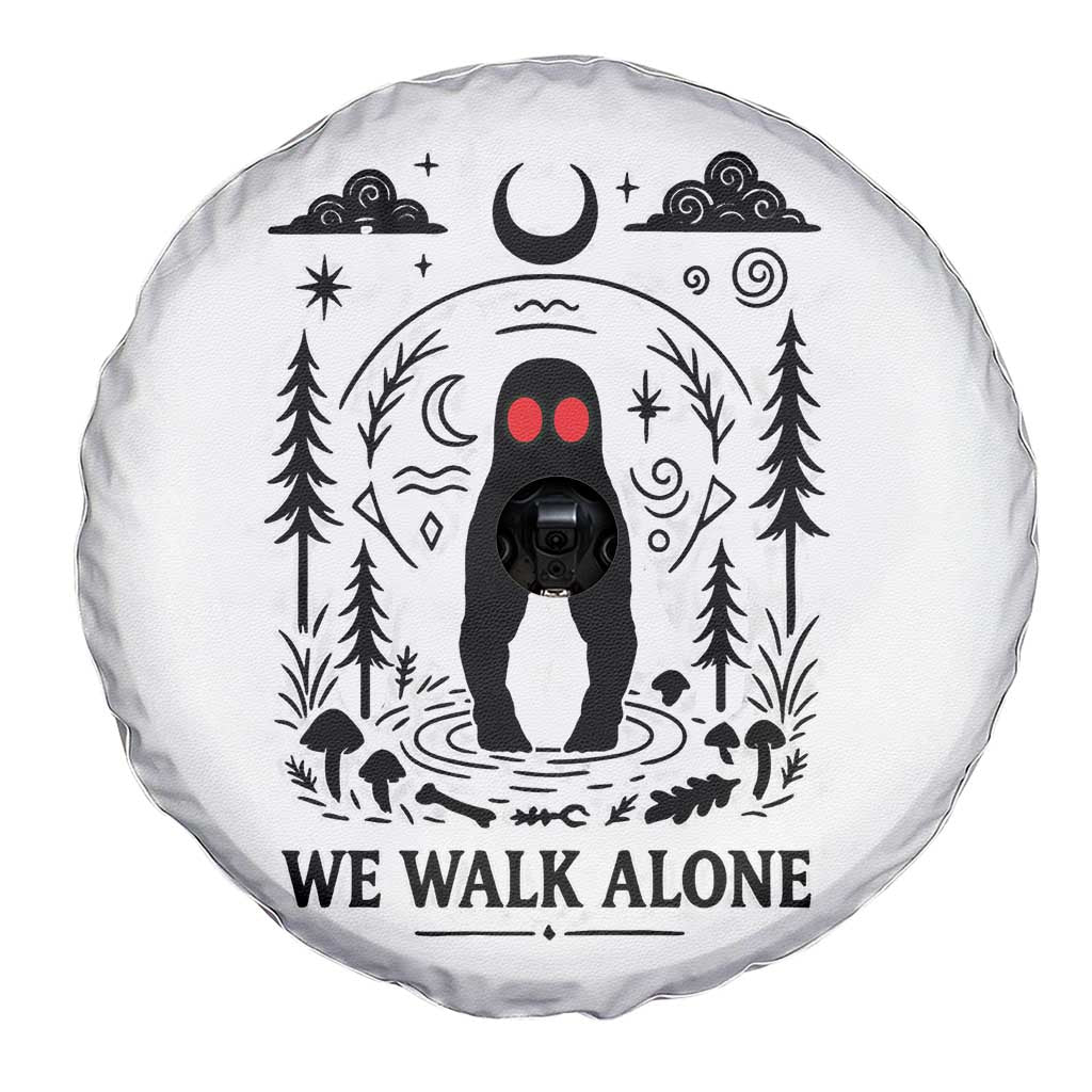 We Walk Alone Fresno Nightcrawler Spare Tire Cover California Cryptid Hunter - Wonder Print Shop