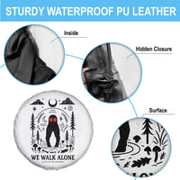 We Walk Alone Fresno Nightcrawler Spare Tire Cover California Cryptid Hunter - Wonder Print Shop