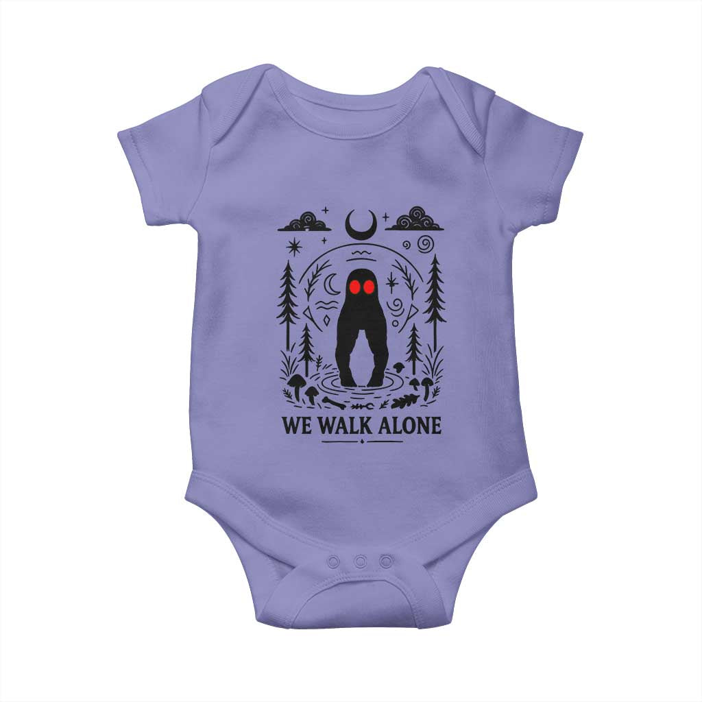 We Walk Alone Fresno Nightcrawler Baby Onesie California Cryptid Hunter - Wonder Print Shop