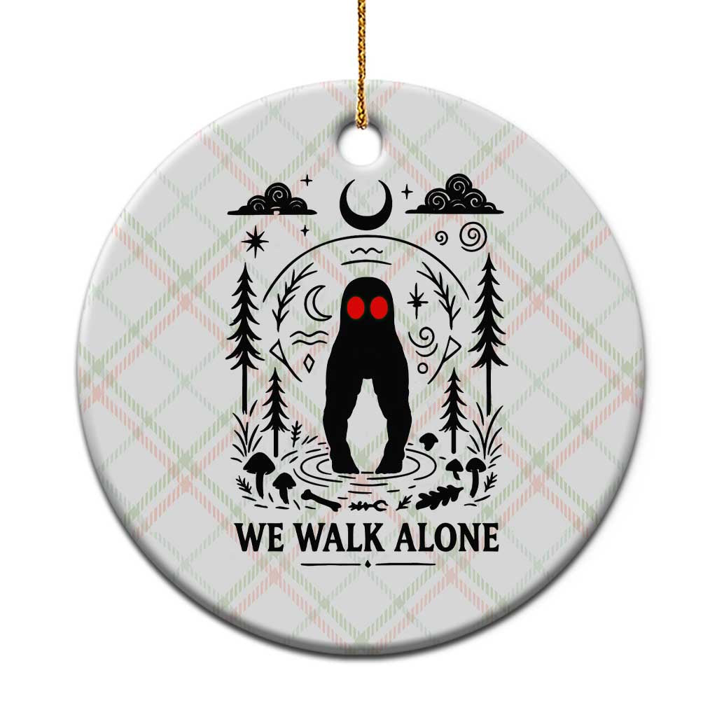 We Walk Alone Fresno Nightcrawler Ceramic Ornament California Cryptid Hunter - Wonder Print Shop