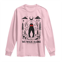 We Walk Alone Fresno Nightcrawler Long Sleeve Shirt California Cryptid Hunter - Wonder Print Shop