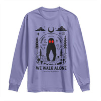 We Walk Alone Fresno Nightcrawler Long Sleeve Shirt California Cryptid Hunter - Wonder Print Shop