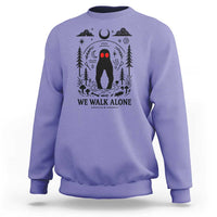 We Walk Alone Fresno Nightcrawler Sweatshirt California Cryptid Hunter - Wonder Print Shop