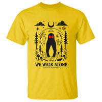 We Walk Alone Fresno Nightcrawler T Shirt California Cryptid Hunter - Wonder Print Shop