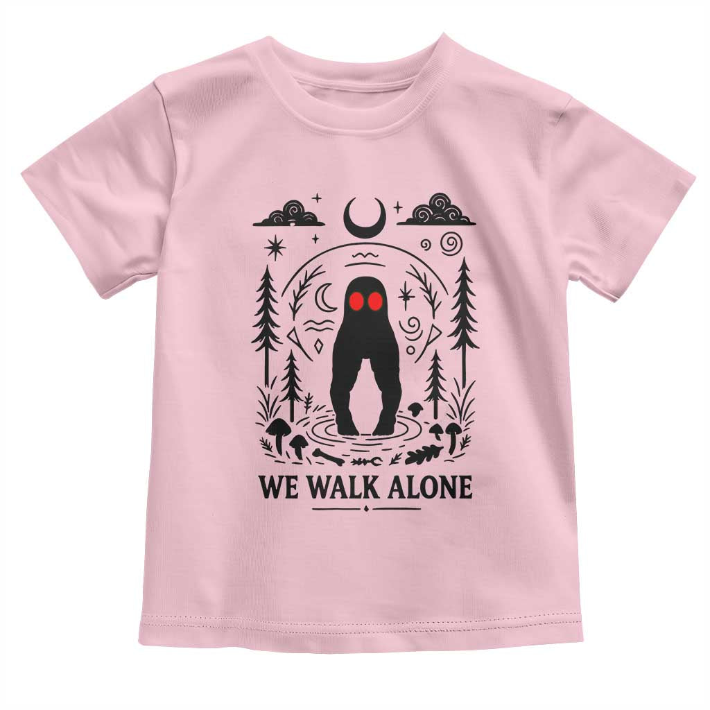 We Walk Alone Fresno Nightcrawler Toddler T Shirt California Cryptid Hunter - Wonder Print Shop