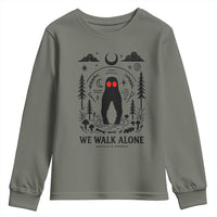 We Walk Alone Fresno Nightcrawler Youth Sweatshirt California Cryptid Hunter - Wonder Print Shop