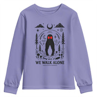 We Walk Alone Fresno Nightcrawler Youth Sweatshirt California Cryptid Hunter - Wonder Print Shop