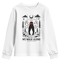 We Walk Alone Fresno Nightcrawler Youth Sweatshirt California Cryptid Hunter - Wonder Print Shop