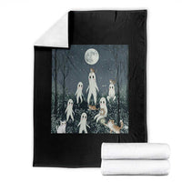 Fresno Nightkittens Nightcrawler Throw Blanket Funny Horror Cat Cryptid Lover Gift - Wonder Print Shop