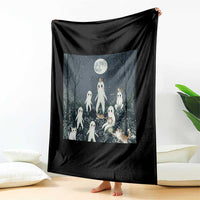 Fresno Nightkittens Nightcrawler Throw Blanket Funny Horror Cat Cryptid Lover Gift - Wonder Print Shop