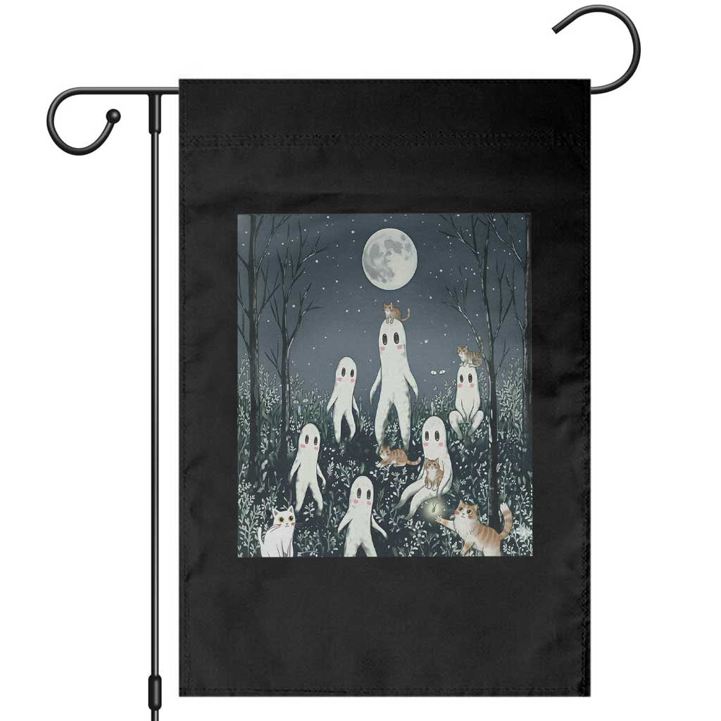 Fresno Nightkittens Nightcrawler Garden Flag Funny Horror Cat Cryptid Lover Gift - Wonder Print Shop