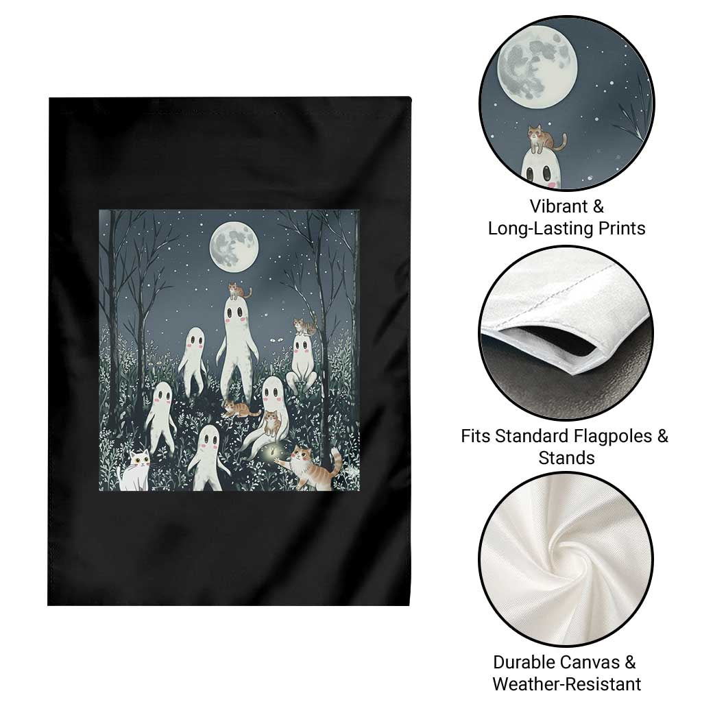 Fresno Nightkittens Nightcrawler Garden Flag Funny Horror Cat Cryptid Lover Gift - Wonder Print Shop
