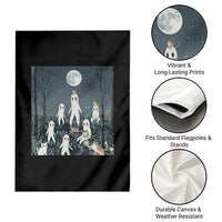 Fresno Nightkittens Nightcrawler Garden Flag Funny Horror Cat Cryptid Lover Gift - Wonder Print Shop