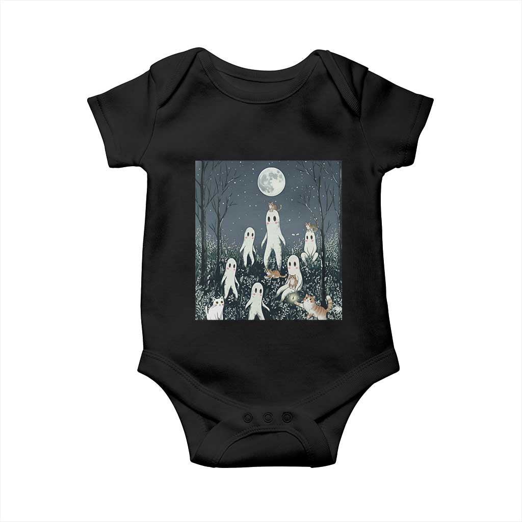 Fresno Nightkittens Nightcrawler Baby Onesie Funny Horror Cat Cryptid Lover Gift - Wonder Print Shop