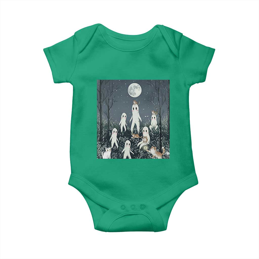 Fresno Nightkittens Nightcrawler Baby Onesie Funny Horror Cat Cryptid Lover Gift - Wonder Print Shop
