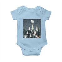 Fresno Nightkittens Nightcrawler Baby Onesie Funny Horror Cat Cryptid Lover Gift - Wonder Print Shop