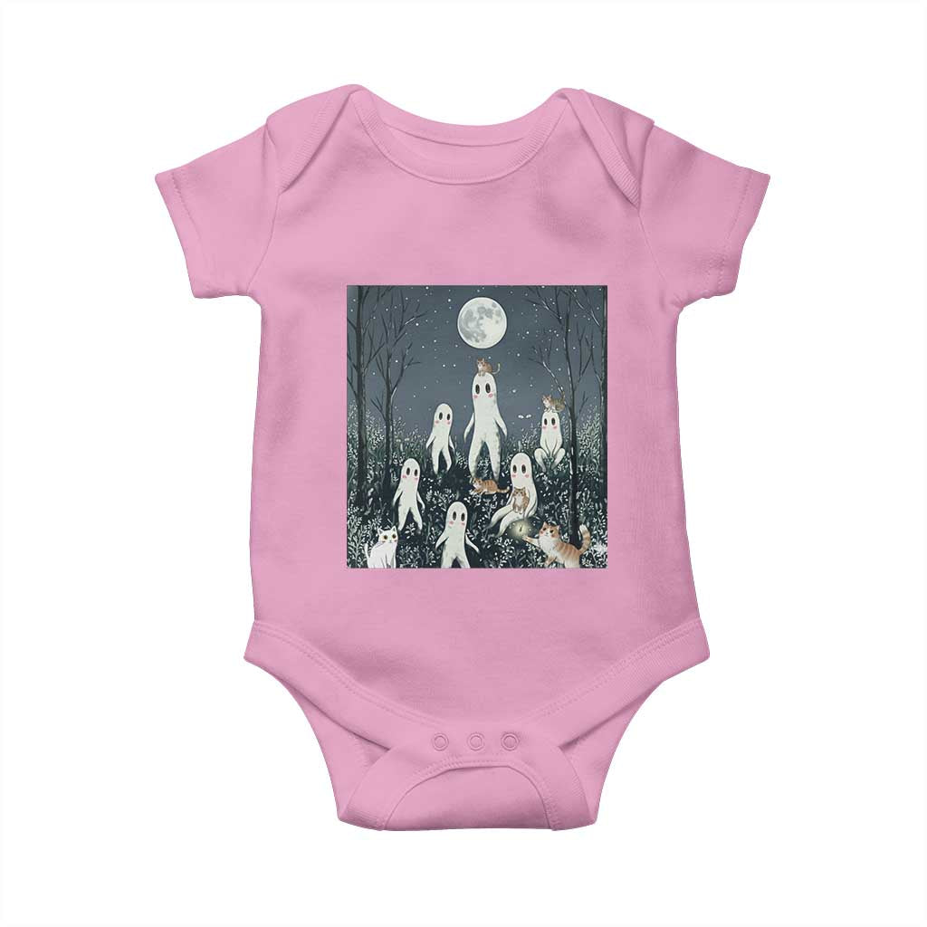 Fresno Nightkittens Nightcrawler Baby Onesie Funny Horror Cat Cryptid Lover Gift - Wonder Print Shop