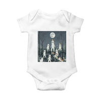 Fresno Nightkittens Nightcrawler Baby Onesie Funny Horror Cat Cryptid Lover Gift - Wonder Print Shop