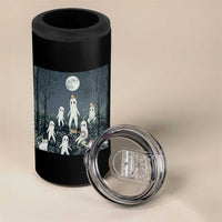 Fresno Nightkittens Nightcrawler 4 in 1 Can Cooler Tumbler Funny Horror Cat Cryptid Lover Gift - Wonder Print Shop
